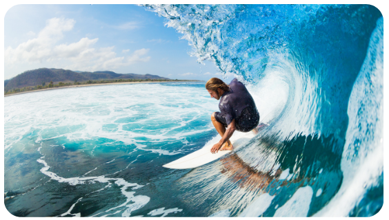 Clases de surf en pareja